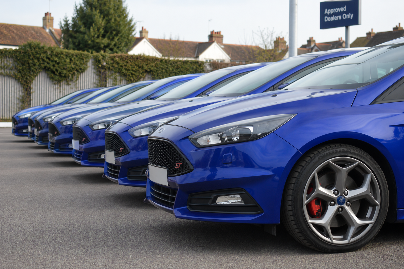 Trade stock vehicle line-up